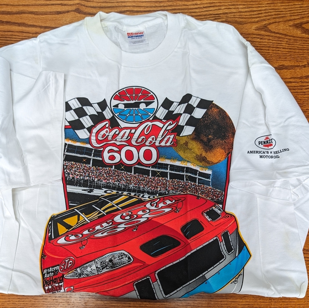 1997 NASCAR Coca-Cola 600 T-shirt